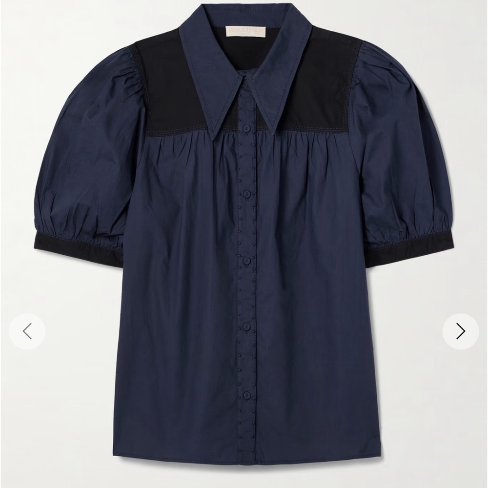Ulla Johnson Freja Top in Twilight Colorblock 00 NWT